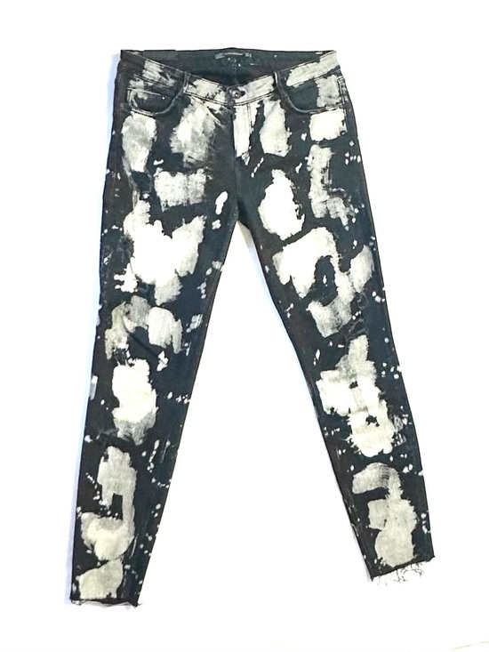 Zara Denim - Zara Trafaluc Denimwear Women’s Skinny Jeans in Black & Bleach Size 00